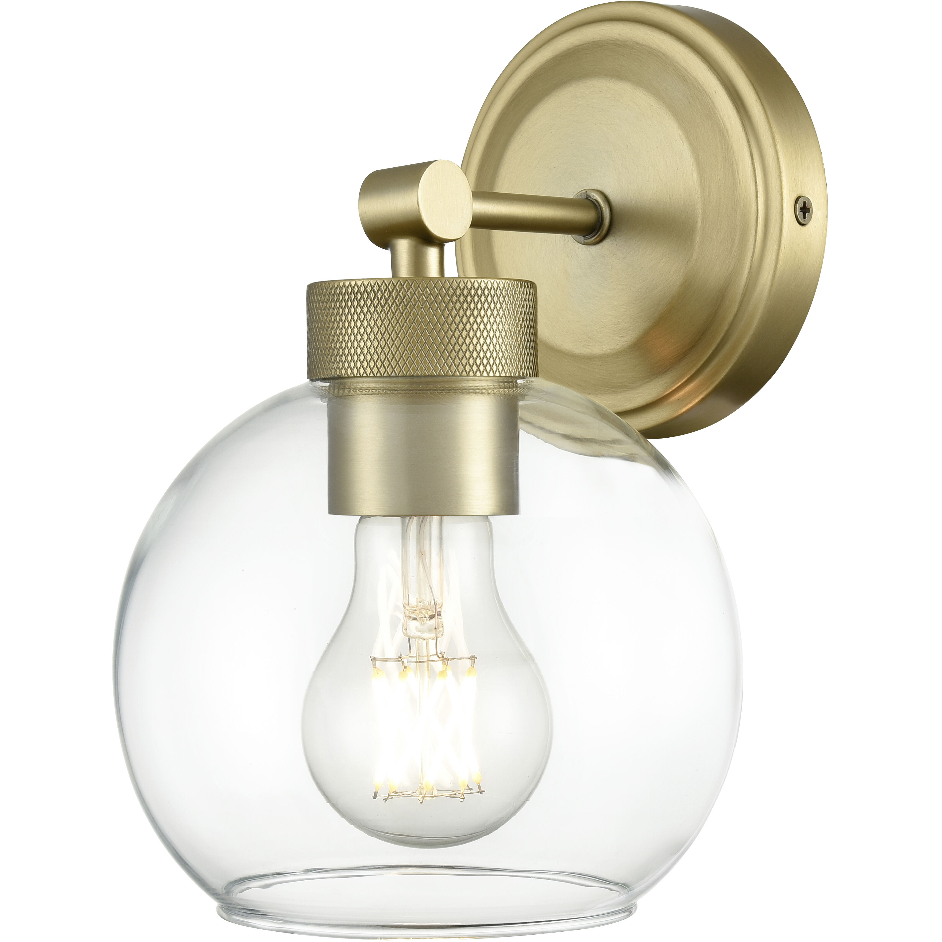 Jonatan Wall Sconce Wall Light in Vintage Brass